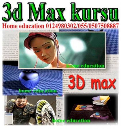 3Ds Max, V-Ray və  Auto Cad  kurslari
